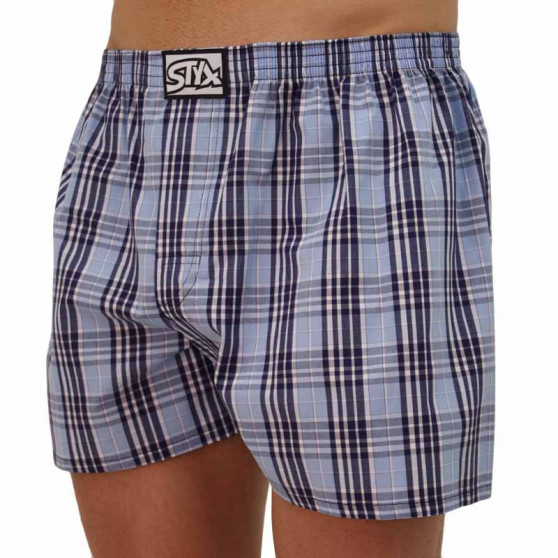 Boxers para homem Styx clássico elástico multi-colorido (A104)