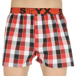 Boxers para homem Styx desporto elástico multicolorido (B831)