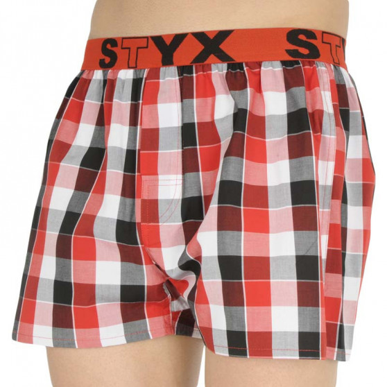 Boxers para homem Styx desporto elástico multicolorido (B831)