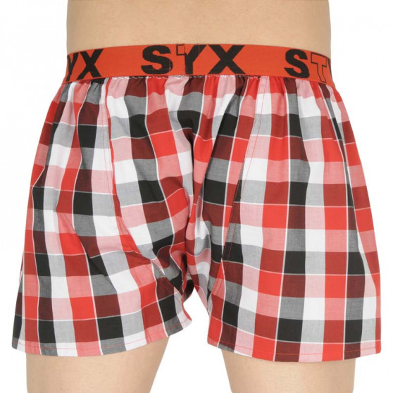 Boxers para homem Styx desporto elástico multicolorido (B831)