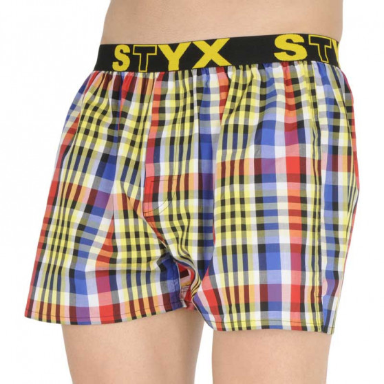 Boxers para homem Styx desporto elástico multicolorido (B833)