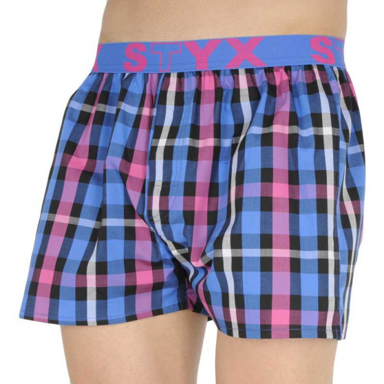 Boxers para homem Styx desporto elástico multicolorido (B835)