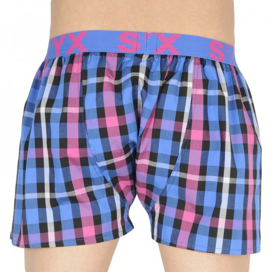 Boxers para homem Styx desporto elástico multicolorido (B835)