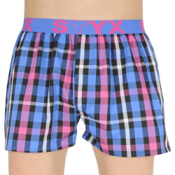 Boxers para homem Styx desporto elástico multicolorido (B835)