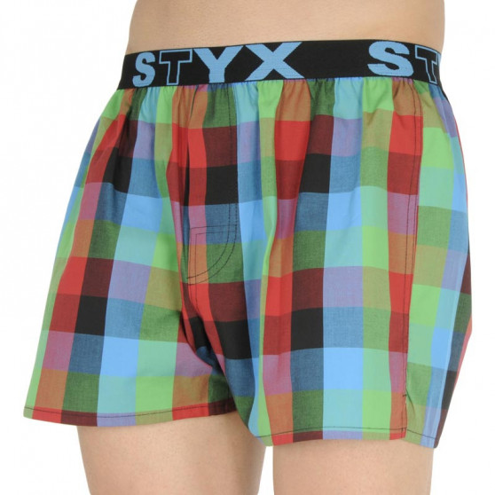 Boxers para homem Styx desporto elástico multicolorido (B836)