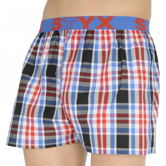 Boxers para homem Styx desporto elástico multicolorido (B837)