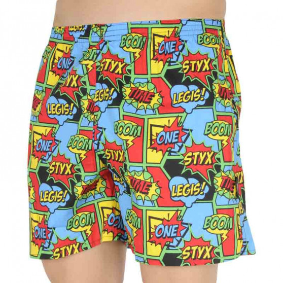 Boxers de banho para homem com bolsos Styx boom (D955)