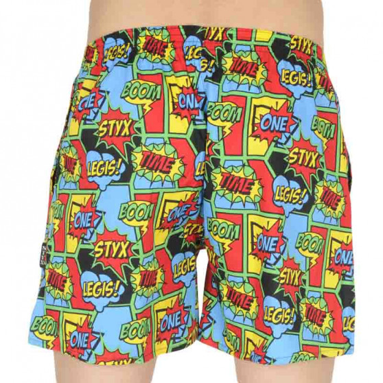 Boxers de banho para homem com bolsos Styx boom (D955)