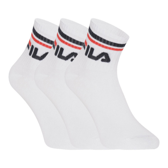 3PACK meias Fila branco (F9398-300)