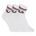 3PACK meias Fila branco (F9398-300)