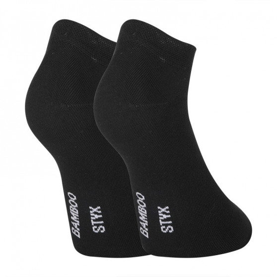 3PACK meias Styx baixo bambu preto (3HBN960)