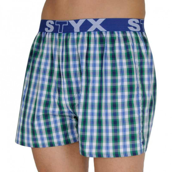 Boxers para homem Styx desporto elástico multicolorido (B103)