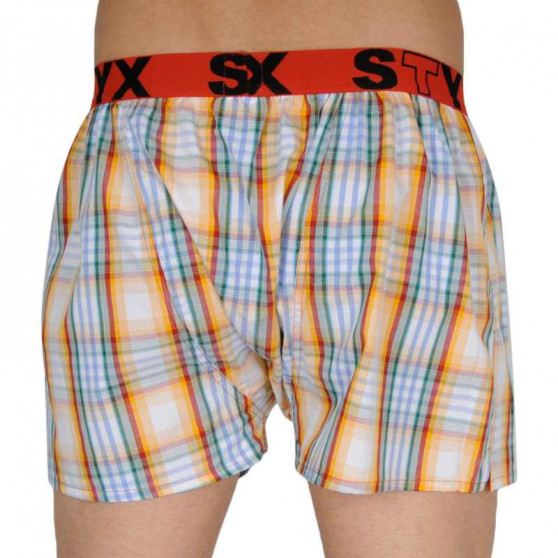 Boxers para homem Styx desporto elástico multicolorido (B105)