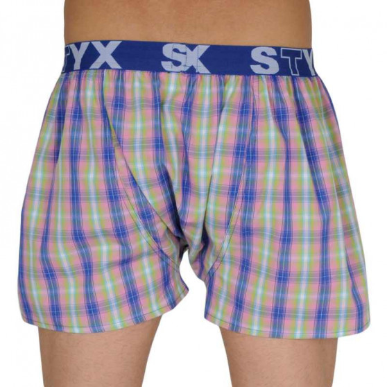 Boxers para homem Styx desporto elástico multicolorido (B108)