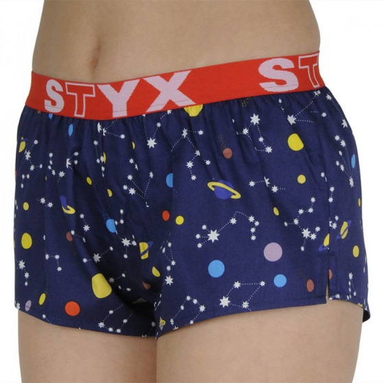 Boxers para mulher Styx arte esportes borracha planet (T1057)