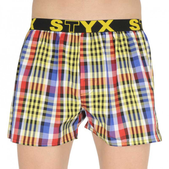 10PACK Boxers para homem Styx desporto elástico multicolorido (B8313234567890)