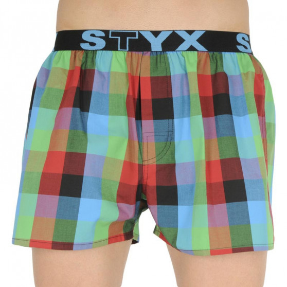 10PACK Boxers para homem Styx desporto elástico multicolorido (B8313234567890)