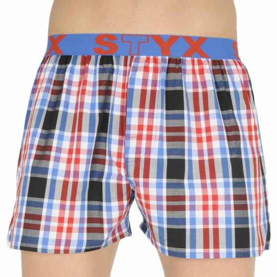 10PACK Boxers para homem Styx desporto elástico multicolorido (B8313234567890)