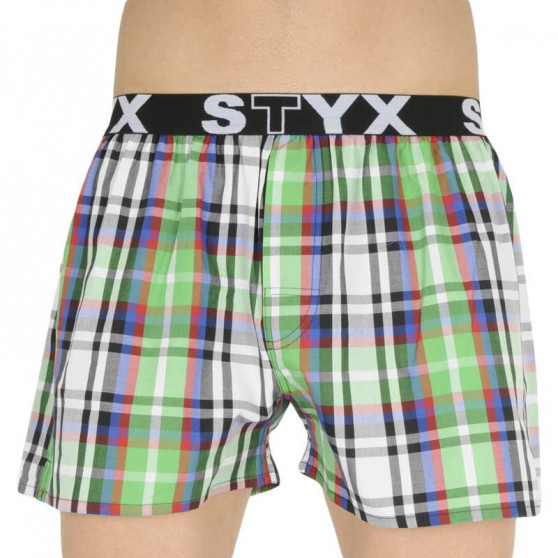 10PACK Boxers para homem Styx desporto elástico multicolorido (B8313234567890)