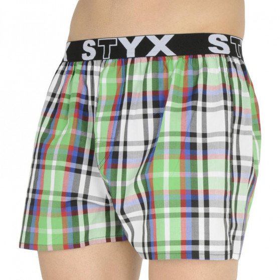 10PACK Boxers para homem Styx desporto elástico multicolorido (B8313234567890)