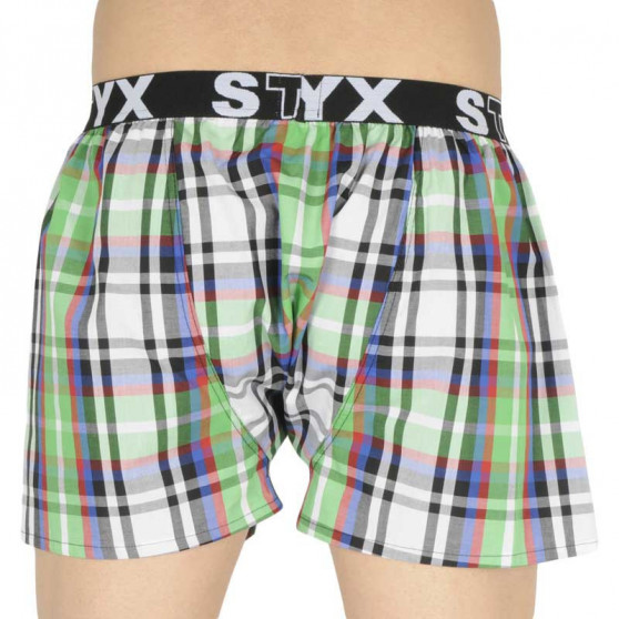 10PACK Boxers para homem Styx desporto elástico multicolorido (B8313234567890)