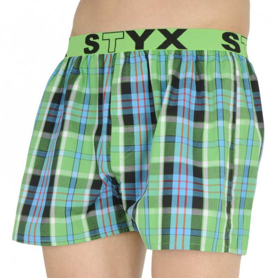 10PACK Boxers para homem Styx desporto elástico multicolorido (B8313234567890)