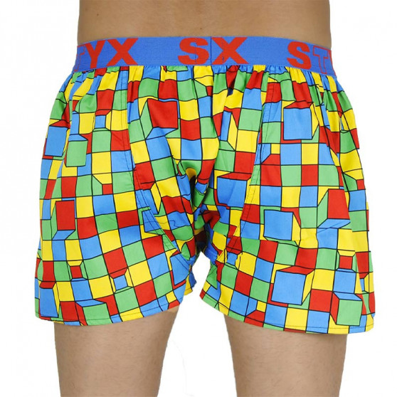 Boxers para homem Styx arte desportiva cubos de borracha (B959)