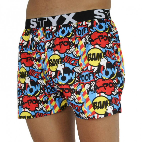 Boxers para homem Styx arte desporto borracha poof (B1153)