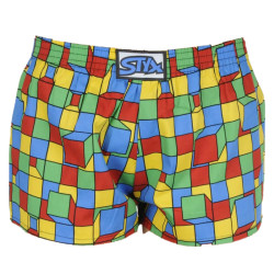 Boxers para crianças Styx arte clássica cubos de borracha (J959)