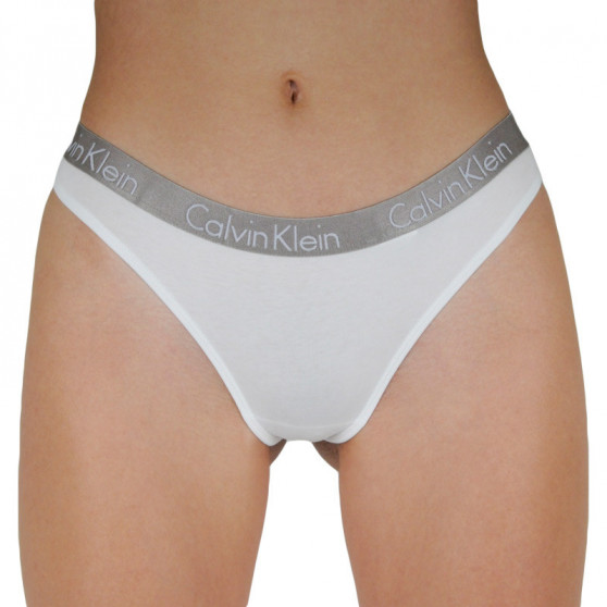 3PACK Tanga para mulher Calvin Klein multicolorido (QD3560E-T7W)