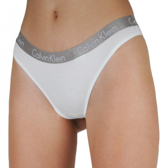 3PACK Tanga para mulher Calvin Klein multicolorido (QD3560E-T7W)