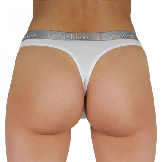 3PACK Tanga para mulher Calvin Klein multicolorido (QD3560E-T7W)