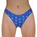 Tanga feminina CK ONE azul (QD3790E-J8W)