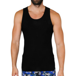 Camisola interior para homem Gino bambu preto (58008)