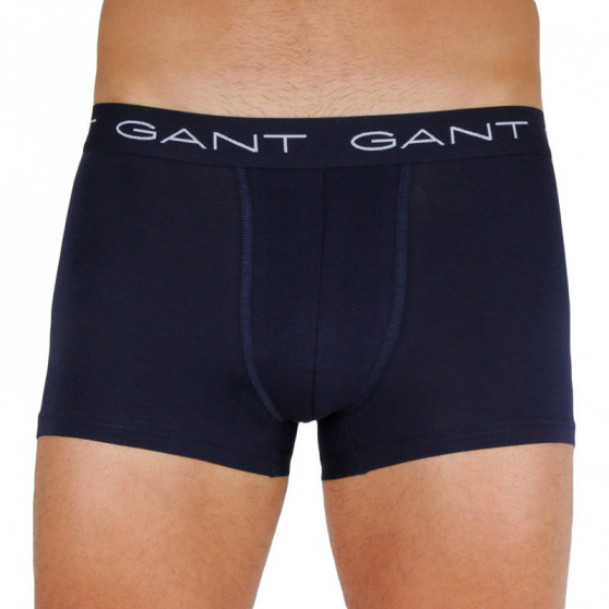 3PACK Boxers para homem Gant azul escuro (900003003-405)