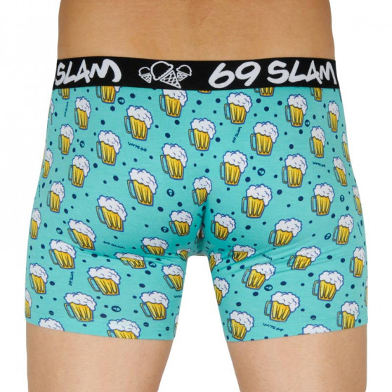 3PACK Boxers para homem 69SLAM fit bambu mix (PACARS-BB)