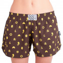 Boxers para mulher Infantia castanho estampado DTKG9