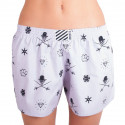 Boxers para mulher Infantia roxo claro com estampado DTKG8