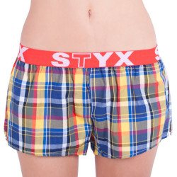 Boxers para mulher Styx desporto elástico multicolorido (T614)