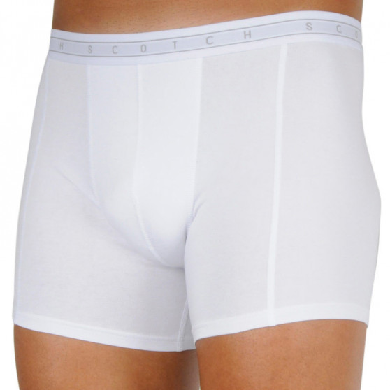 3PACK Boxers para homem Scotch and Soda branco (151033-0218)