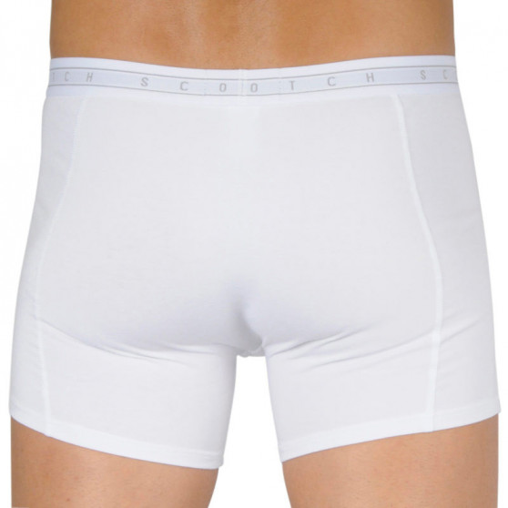 3PACK Boxers para homem Scotch and Soda branco (151033-0218)