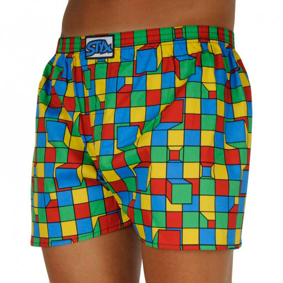 Boxers para homem Styx arte clássica cubos de borracha (A959)