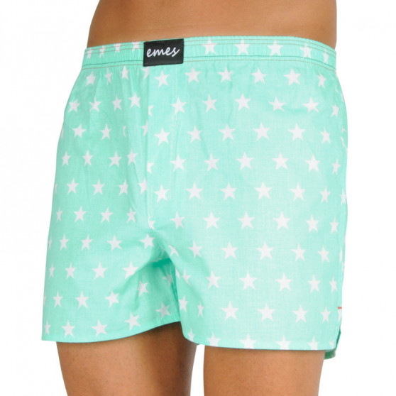 Boxers para homem Emes estrelas em verde (036)