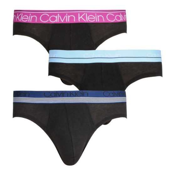 3PACK cuecas para homem Calvin Klein preto (NB2415A-T6D)