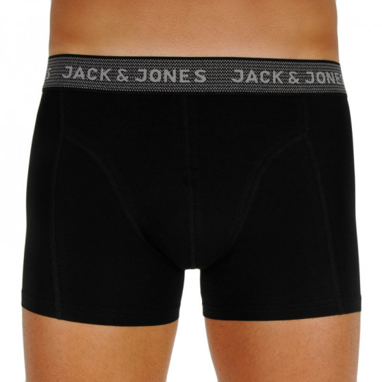 3PACK Boxers para homem Jack and Jones preto (12127816 - asphalt)