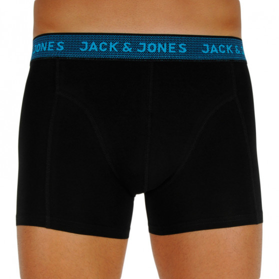 3PACK Boxers para homem Jack and Jones preto (12127816 - asphalt)