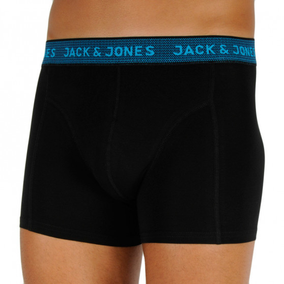 3PACK Boxers para homem Jack and Jones preto (12127816 - asphalt)