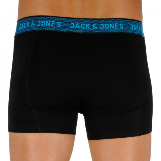 3PACK Boxers para homem Jack and Jones preto (12127816 - asphalt)