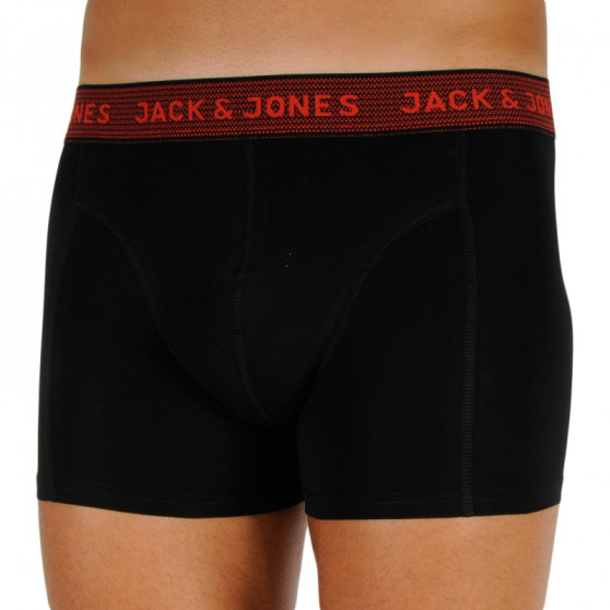 3PACK Boxers para homem Jack and Jones preto (12127816 - asphalt)