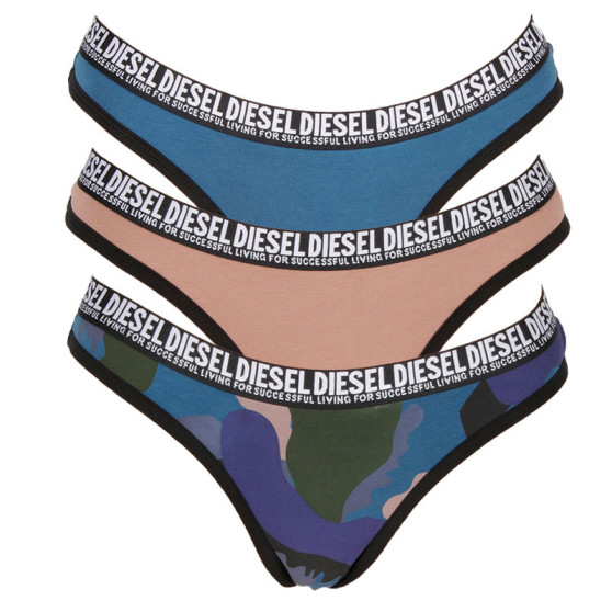 3PACK Tanga para mulher Diesel multicolorido (00SE0K-0HDAU-E5680)